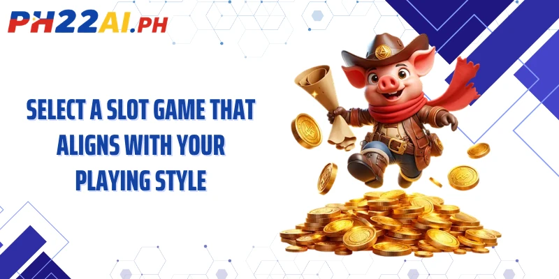Select a slot game that aligns with your playing style