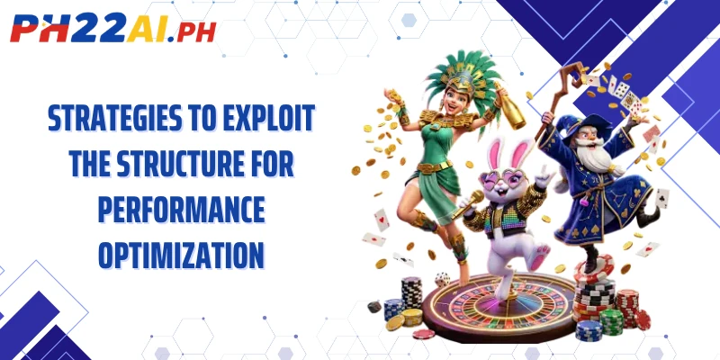 Strategies to exploit the structure for performance optimization
